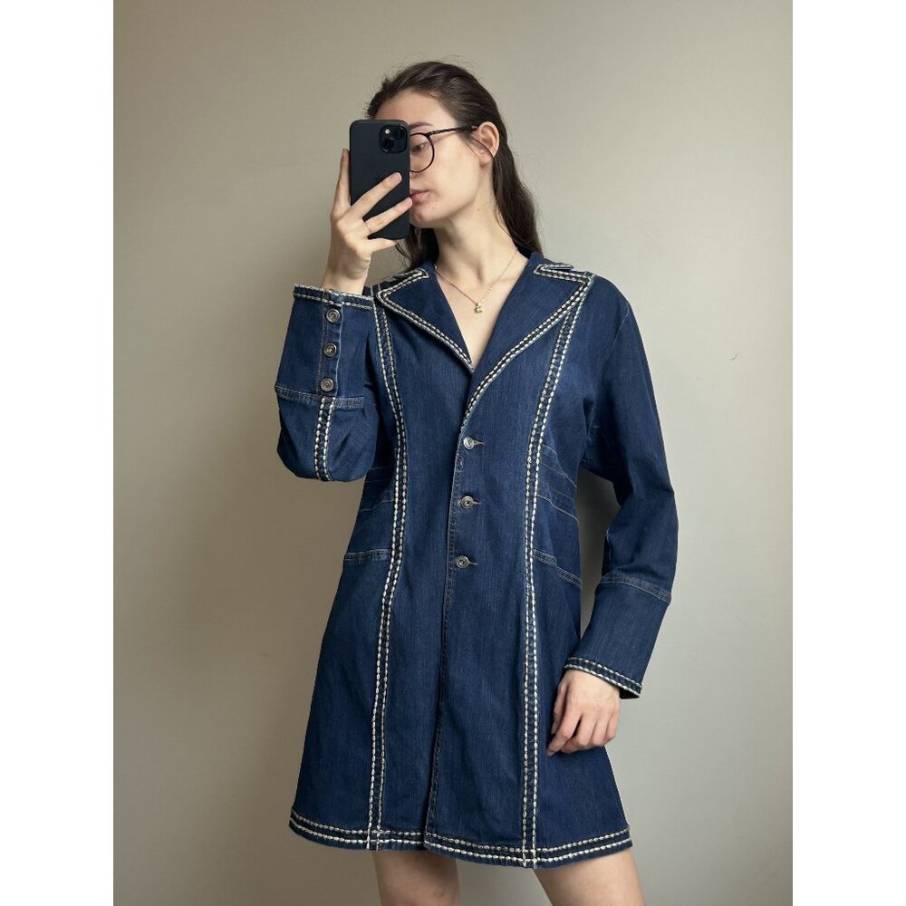 Emroidered Denim Jacket - Picture 5 of 13